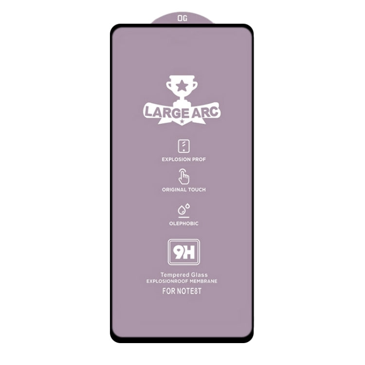 9H HD Large Arc High Alumina Full Screen Tempered Glass Film, For Samsung Galaxy A72 4G (1 PCS)