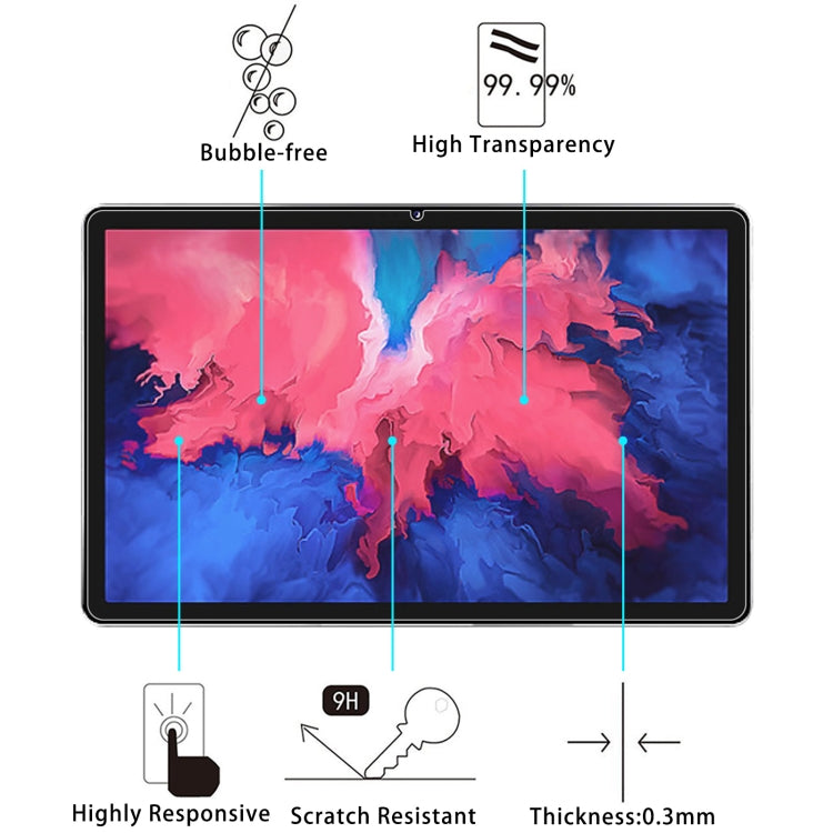 9H 2.5D Explosion-proof Tempered Glass Film, For Lenovo Pad / Lenovo Pad Plus (1 PC)