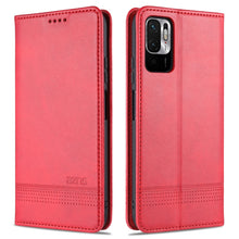 Load image into Gallery viewer, AZNS Magnetic Calf Texture Horizontal Flip Leather Case with Card Slots &amp; Holder &amp; Wallet, For vivo 21, For Xiaomi Redmi Note 10 5G, For Xiaomi Poco M3 Pro 5G