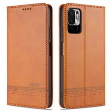 Load image into Gallery viewer, AZNS Magnetic Calf Texture Horizontal Flip Leather Case with Card Slots &amp; Holder &amp; Wallet, For vivo 21, For Xiaomi Redmi Note 10 5G, For Xiaomi Poco M3 Pro 5G