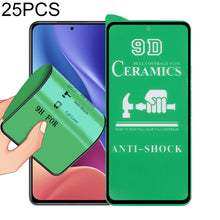 Load image into Gallery viewer, 25 PCS 9D Full Screen Full Glue Ceramic Film, For Samsung Galaxy A02s (25 PCS), For Xiaomi Redmi K40 Pro (25 PCS), For Xiaomi Mi 10i (25 PCS), For Samsung Galaxy A12 / A12 Nacho / M12 / A13 5G (25 PCS), For Xiaomi Mi 11i / Mi 11X / Mi 11X Pro (25 PCS) ...