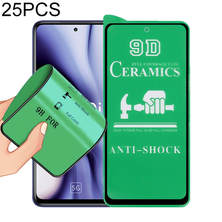 25 PCS 9D Full Screen Full Glue Ceramic Film, For Samsung Galaxy A02s (25 PCS), For Xiaomi Redmi K40 Pro (25 PCS), For Xiaomi Mi 10i (25 PCS), For Samsung Galaxy A12 / A12 Nacho / M12 / A13 5G (25 PCS), For Xiaomi Mi 11i / Mi 11X / Mi 11X Pro (25 PCS) ...