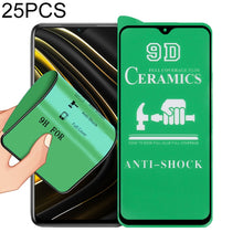 Load image into Gallery viewer, 25 PCS 9D Full Screen Full Glue Ceramic Film, For Samsung Galaxy A02s (25 PCS), For Xiaomi Redmi K40 Pro (25 PCS), For Xiaomi Mi 10i (25 PCS), For Samsung Galaxy A12 / A12 Nacho / M12 / A13 5G (25 PCS), For Xiaomi Mi 11i / Mi 11X / Mi 11X Pro (25 PCS) ...