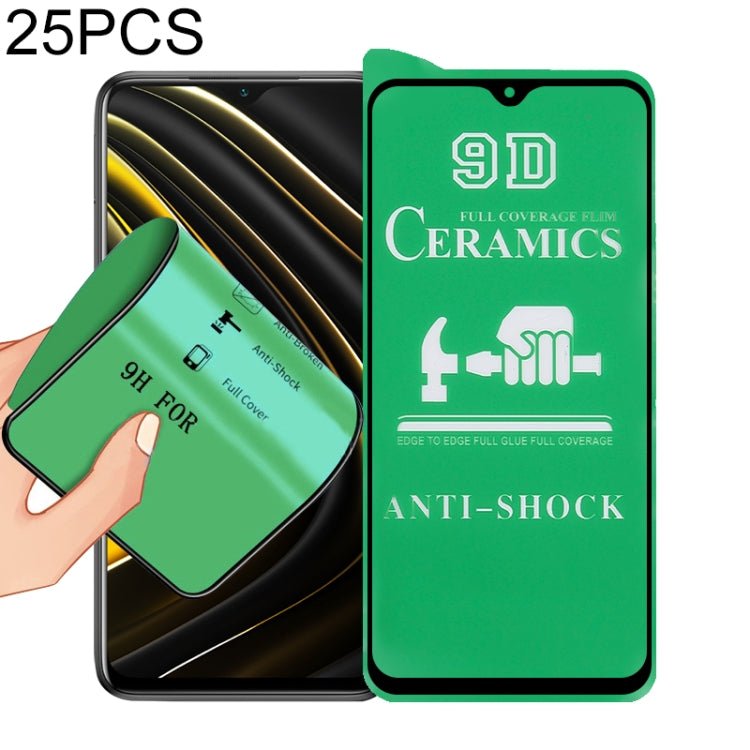 25 PCS 9D Full Screen Full Glue Ceramic Film, For Samsung Galaxy A02s (25 PCS), For Xiaomi Redmi K40 Pro (25 PCS), For Xiaomi Mi 10i (25 PCS), For Samsung Galaxy A12 / A12 Nacho / M12 / A13 5G (25 PCS), For Xiaomi Mi 11i / Mi 11X / Mi 11X Pro (25 PCS) ...