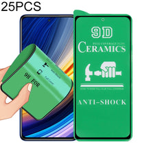 Load image into Gallery viewer, 25 PCS 9D Full Screen Full Glue Ceramic Film, For Samsung Galaxy A02s (25 PCS), For Xiaomi Redmi K40 Pro (25 PCS), For Xiaomi Mi 10i (25 PCS), For Samsung Galaxy A12 / A12 Nacho / M12 / A13 5G (25 PCS), For Xiaomi Mi 11i / Mi 11X / Mi 11X Pro (25 PCS) ...
