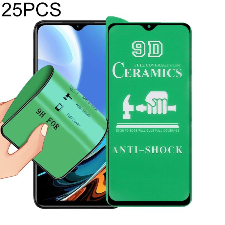 25 PCS 9D Full Screen Full Glue Ceramic Film, For Samsung Galaxy A02s (25 PCS), For Xiaomi Redmi K40 Pro (25 PCS), For Xiaomi Mi 10i (25 PCS), For Samsung Galaxy A12 / A12 Nacho / M12 / A13 5G (25 PCS), For Xiaomi Mi 11i / Mi 11X / Mi 11X Pro (25 PCS) ...