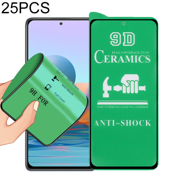 25 PCS 9D Full Screen Full Glue Ceramic Film, For Samsung Galaxy A02s (25 PCS), For Xiaomi Redmi K40 Pro (25 PCS), For Xiaomi Mi 10i (25 PCS), For Samsung Galaxy A12 / A12 Nacho / M12 / A13 5G (25 PCS), For Xiaomi Mi 11i / Mi 11X / Mi 11X Pro (25 PCS) ...