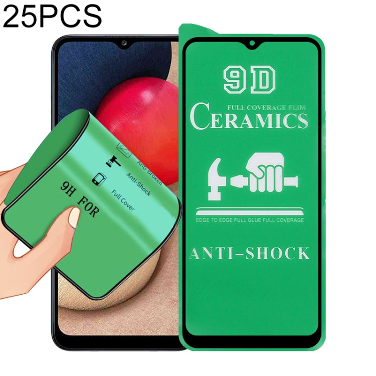 25 PCS 9D Full Screen Full Glue Ceramic Film, For Samsung Galaxy A02s (25 PCS), For Xiaomi Redmi K40 Pro (25 PCS), For Xiaomi Mi 10i (25 PCS), For Samsung Galaxy A12 / A12 Nacho / M12 / A13 5G (25 PCS), For Xiaomi Mi 11i / Mi 11X / Mi 11X Pro (25 PCS) ...