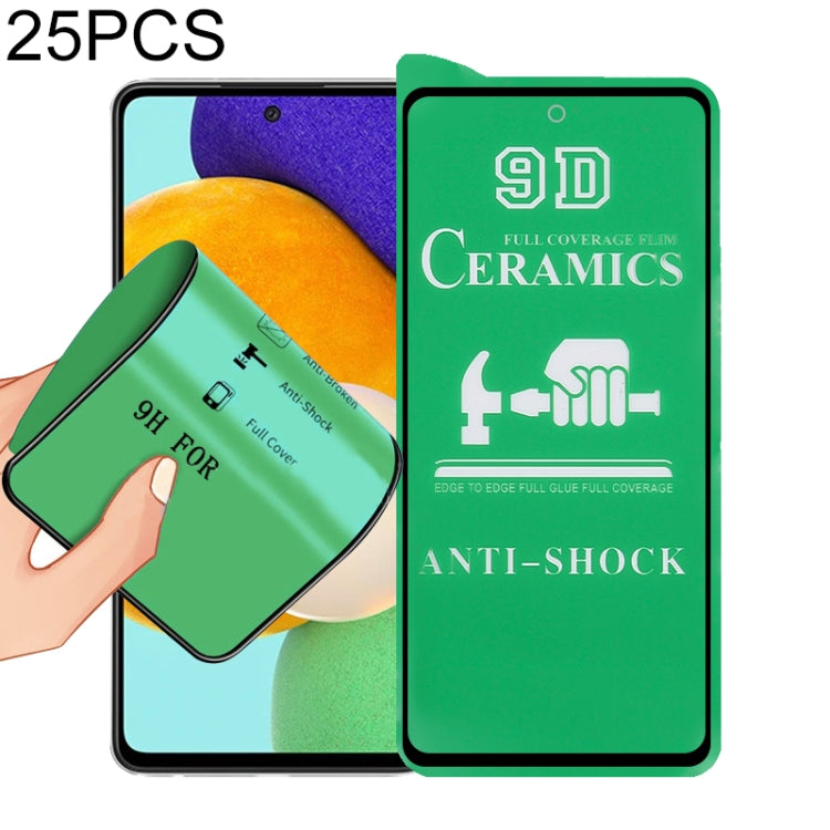 25 PCS 9D Full Screen Full Glue Ceramic Film, For Samsung Galaxy A02s (25 PCS), For Xiaomi Redmi K40 Pro (25 PCS), For Xiaomi Mi 10i (25 PCS), For Samsung Galaxy A12 / A12 Nacho / M12 / A13 5G (25 PCS), For Xiaomi Mi 11i / Mi 11X / Mi 11X Pro (25 PCS) ...