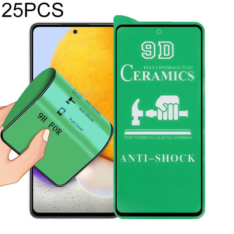 25 PCS 9D Full Screen Full Glue Ceramic Film, For Samsung Galaxy A02s (25 PCS), For Xiaomi Redmi K40 Pro (25 PCS), For Xiaomi Mi 10i (25 PCS), For Samsung Galaxy A12 / A12 Nacho / M12 / A13 5G (25 PCS), For Xiaomi Mi 11i / Mi 11X / Mi 11X Pro (25 PCS) ...