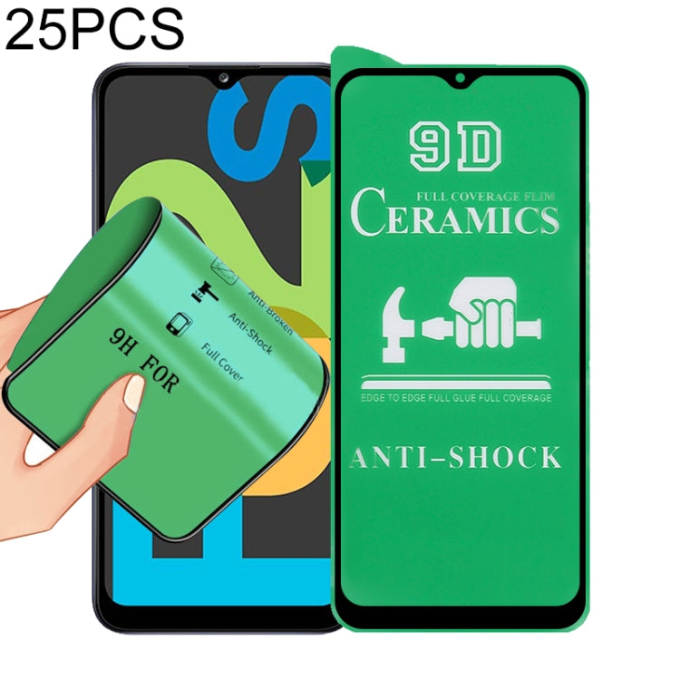 25 PCS 9D Full Screen Full Glue Ceramic Film, For Samsung Galaxy A02s (25 PCS), For Xiaomi Redmi K40 Pro (25 PCS), For Xiaomi Mi 10i (25 PCS), For Samsung Galaxy A12 / A12 Nacho / M12 / A13 5G (25 PCS), For Xiaomi Mi 11i / Mi 11X / Mi 11X Pro (25 PCS) ...