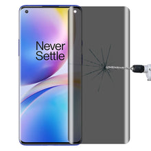 Load image into Gallery viewer, For OnePlus 9 Pro No Fingerprint Unlock 0.3mm 9H Surface Hardness 3D Curved Surface Privacy Glass Film