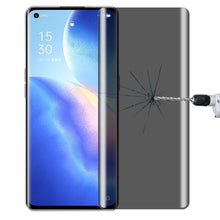 Load image into Gallery viewer, For OnePlus 9 Pro No Fingerprint Unlock 0.3mm 9H Surface Hardness 3D Curved Surface Privacy Glass Film