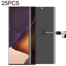 Load image into Gallery viewer, For OnePlus 9 Pro No Fingerprint Unlock 25pcs 0.3mm 9H Surface Hardness 3D Curved Surface Privacy Glass Film