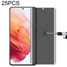 Load image into Gallery viewer, For OnePlus 9 Pro No Fingerprint Unlock 25pcs 0.3mm 9H Surface Hardness 3D Curved Surface Privacy Glass Film