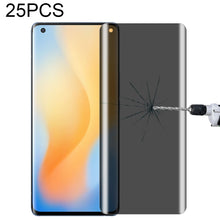 Load image into Gallery viewer, For OnePlus 9 Pro No Fingerprint Unlock 25pcs 0.3mm 9H Surface Hardness 3D Curved Surface Privacy Glass Film, For vivo X50 Pro (25 PCS), For OPPO Reno5 Pro 5G (25 PCS), For OnePlus 8 Pro (25 PCS), For Xiaomi Mi 11 (25 PCS)                              ...