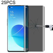 Load image into Gallery viewer, For OnePlus 9 Pro No Fingerprint Unlock 25pcs 0.3mm 9H Surface Hardness 3D Curved Surface Privacy Glass Film, For vivo X50 Pro (25 PCS), For OPPO Reno5 Pro 5G (25 PCS), For OnePlus 8 Pro (25 PCS), For Xiaomi Mi 11 (25 PCS)                              ...