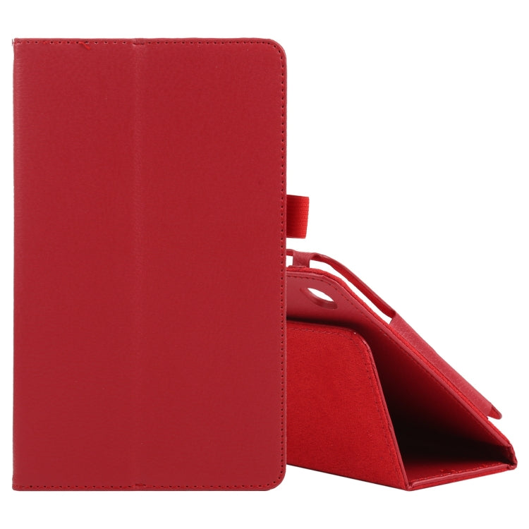 Litchi Texture Solid Color Horizontal Flip Leather Case with Holder & Pen Slot, For Samsung Galaxy Tab A7 Lite T220 / T225