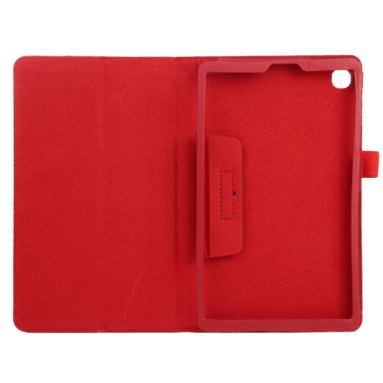 Litchi Texture Solid Color Horizontal Flip Leather Case with Holder & Pen Slot, For Samsung Galaxy Tab A7 Lite T220 / T225