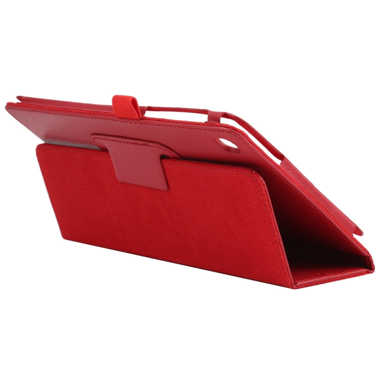 Litchi Texture Solid Color Horizontal Flip Leather Case with Holder & Pen Slot, For Samsung Galaxy Tab A7 Lite T220 / T225