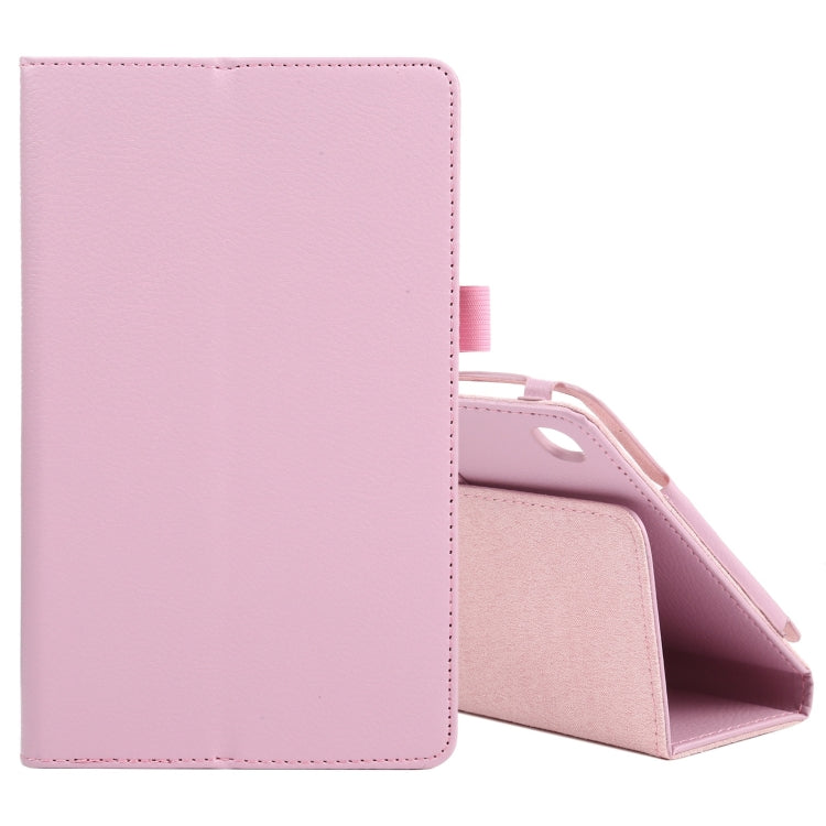 Litchi Texture Solid Color Horizontal Flip Leather Case with Holder & Pen Slot, For Samsung Galaxy Tab A7 Lite T220 / T225