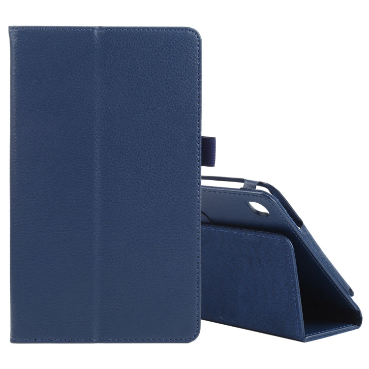 Litchi Texture Solid Color Horizontal Flip Leather Case with Holder & Pen Slot, For Samsung Galaxy Tab A7 Lite T220 / T225