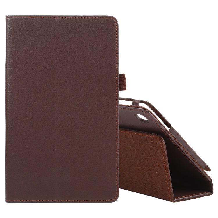Litchi Texture Solid Color Horizontal Flip Leather Case with Holder & Pen Slot, For Samsung Galaxy Tab A7 Lite T220 / T225