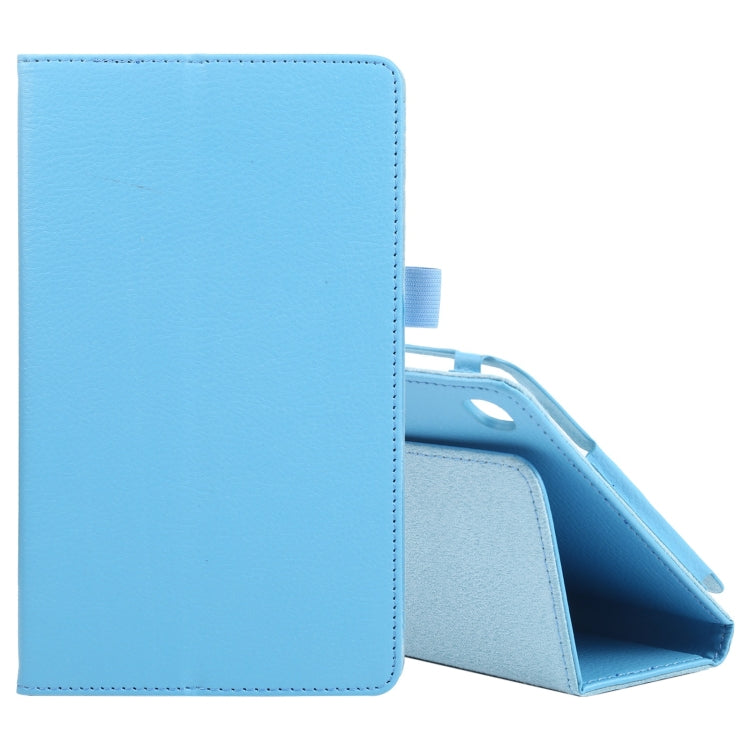 Litchi Texture Solid Color Horizontal Flip Leather Case with Holder & Pen Slot, For Samsung Galaxy Tab A7 Lite T220 / T225