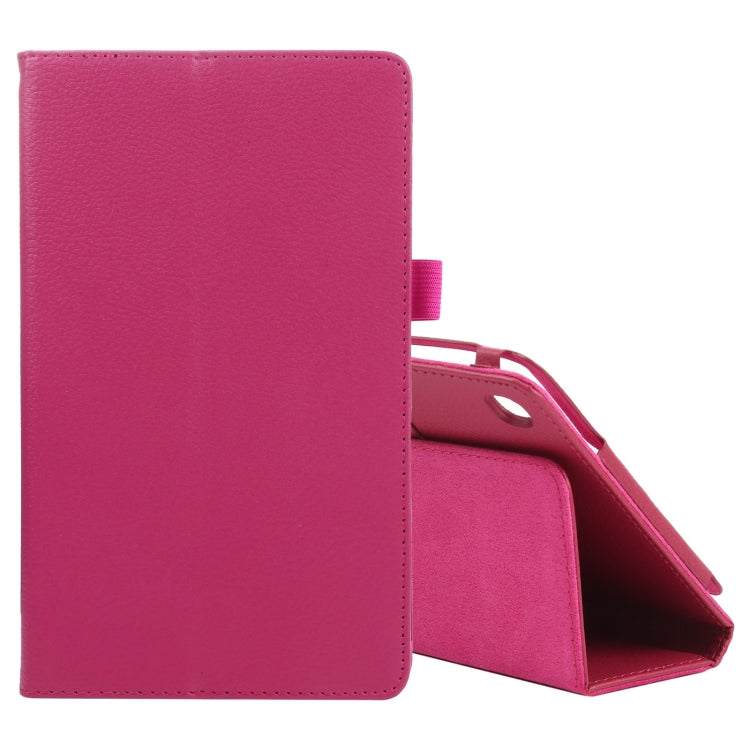 Litchi Texture Solid Color Horizontal Flip Leather Case with Holder & Pen Slot, For Samsung Galaxy Tab A7 Lite T220 / T225