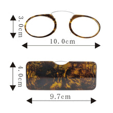 Load image into Gallery viewer, Mini Clip Nose Style Presbyopic Glasses without Temples
