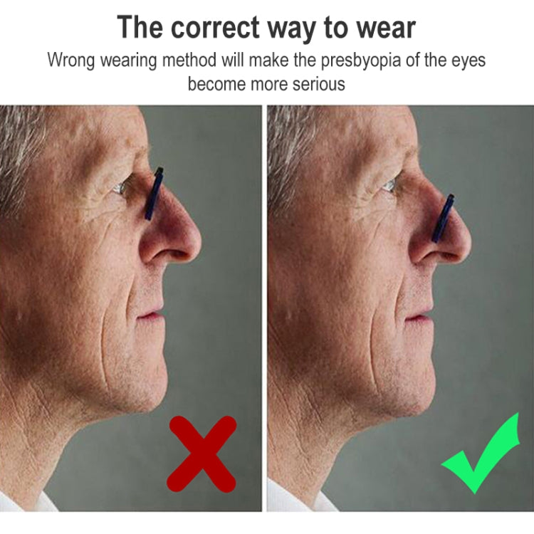 Mini Clip Nose Style Presbyopic Glasses without Temples