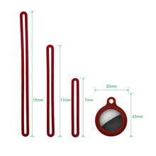 Load image into Gallery viewer, Silicone Shockproof Protective Cover Case with 3 Lanyards, For AirTag
