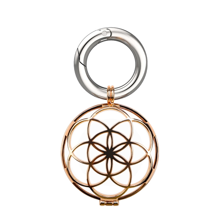 Copper Jewelry Style Shockproof Protective Cover Case with Keychain Hook Loop, For AirTag