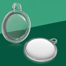 Load image into Gallery viewer, All-inclusive Clear Crystal Shockproof Protective Cover Case with Keychain Hook Loop, For AirTag