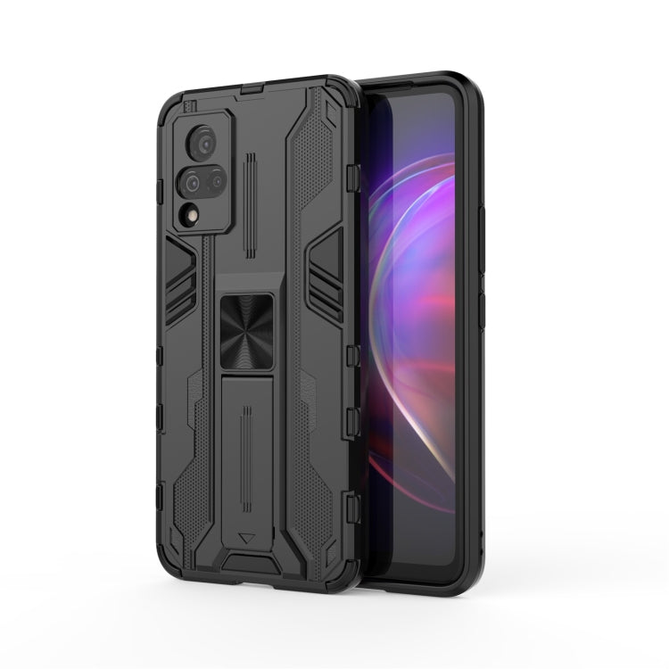 Supersonic PC + TPU Shock-proof Protective Case with Holder, For vivo V21, For Xiaomi Mi 10T 5G