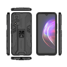 Load image into Gallery viewer, Supersonic PC + TPU Shock-proof Protective Case with Holder, For vivo V21, For Xiaomi Mi 10T 5G