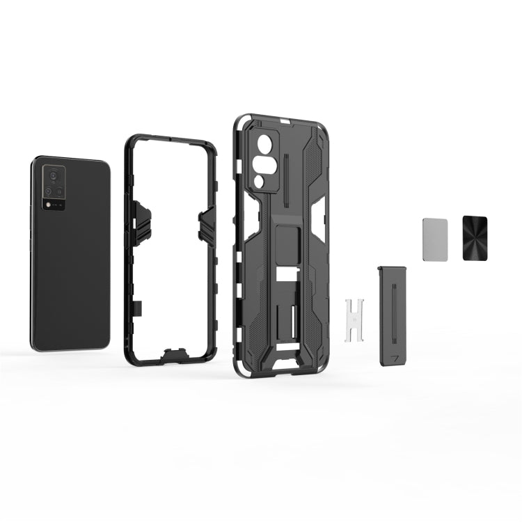 Supersonic PC + TPU Shock-proof Protective Case with Holder, For vivo V21, For Xiaomi Mi 10T 5G