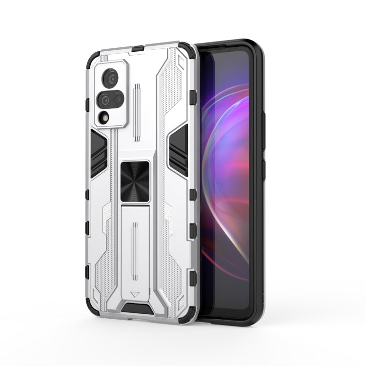 Supersonic PC + TPU Shock-proof Protective Case with Holder, For vivo V21, For Xiaomi Mi 10T 5G