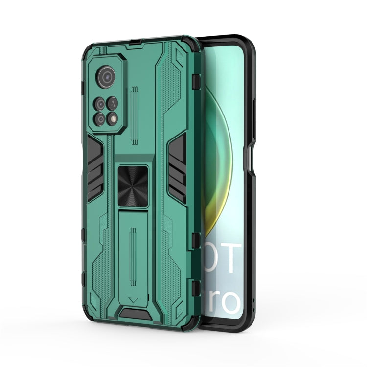 Supersonic PC + TPU Shock-proof Protective Case with Holder, For vivo V21, For Xiaomi Mi 10T 5G