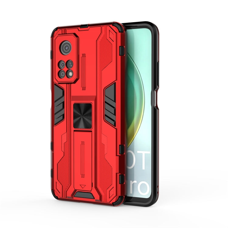 Supersonic PC + TPU Shock-proof Protective Case with Holder, For vivo V21, For Xiaomi Mi 10T 5G