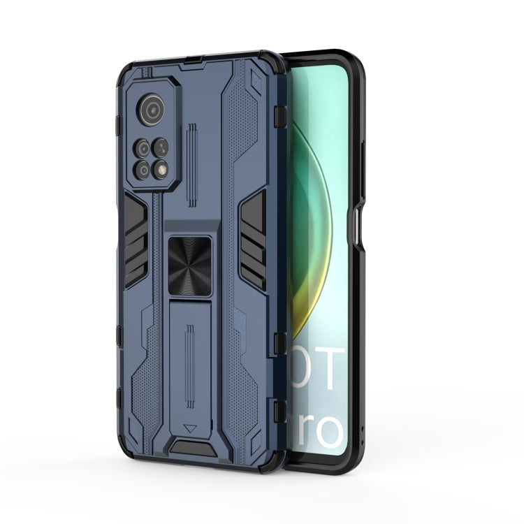 Supersonic PC + TPU Shock-proof Protective Case with Holder, For vivo V21, For Xiaomi Mi 10T 5G