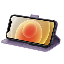 Load image into Gallery viewer, 7-petal Flowers Embossing Pattern Horizontal Flip PU Leather Case with Holder &amp; Card Slots &amp; Wallet &amp; Photo Frame, For Samsung Galaxy S21 Ultra 5G, For Samsung Galaxy S21 5G, For Samsung Galaxy S21 FE, For Samsung Galaxy S21+ 5G, For Samsung Galaxy A02...