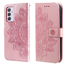 Load image into Gallery viewer, 7-petal Flowers Embossing Pattern Horizontal Flip PU Leather Case with Holder &amp; Card Slots &amp; Wallet &amp; Photo Frame, For Samsung Galaxy S21 Ultra 5G, For Samsung Galaxy S21 5G, For Samsung Galaxy S21 FE, For Samsung Galaxy S21+ 5G, For Samsung Galaxy A02...