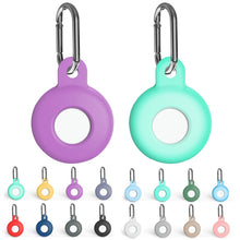 Load image into Gallery viewer, Anti-scratch Silicone Shockproof Protective Cover Case with Carabiner, For AirTag