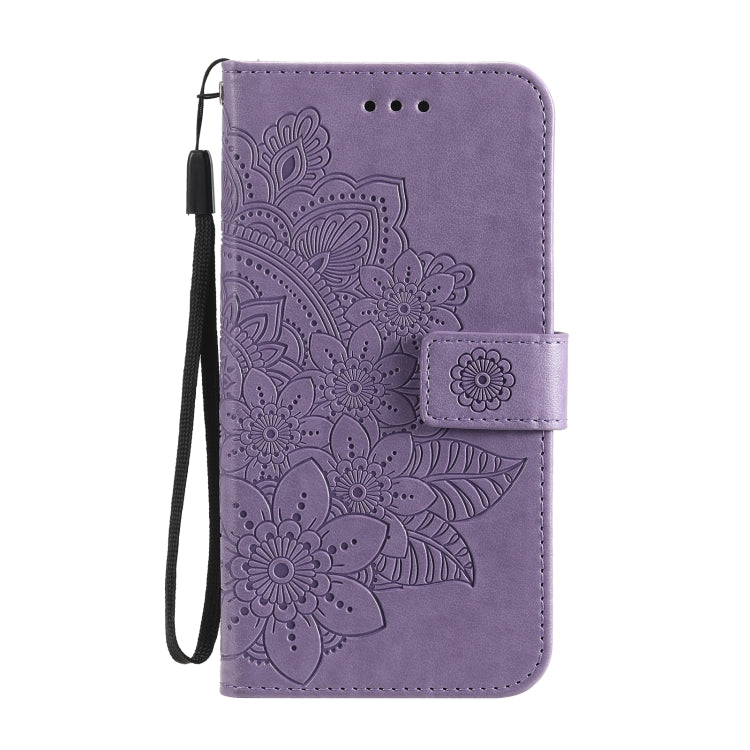 7-petal Flowers Embossing Pattern Horizontal Flip PU Leather Case with Holder & Card Slots & Wallet & Photo Frame, For Xiaomi Redmi 9C, For Xiaomi Redmi 9A, For Xiaomi Redmi K40/K40 Pro/Poco F3/ Mi 11i                                                   ...