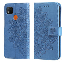 Load image into Gallery viewer, 7-petal Flowers Embossing Pattern Horizontal Flip PU Leather Case with Holder &amp; Card Slots &amp; Wallet &amp; Photo Frame, For Xiaomi Redmi 9C, For Xiaomi Redmi 9A, For Xiaomi Redmi K40/K40 Pro/Poco F3/ Mi 11i                                                   ...