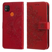 Load image into Gallery viewer, 7-petal Flowers Embossing Pattern Horizontal Flip PU Leather Case with Holder &amp; Card Slots &amp; Wallet &amp; Photo Frame, For Xiaomi Redmi 9C, For Xiaomi Redmi 9A, For Xiaomi Redmi K40/K40 Pro/Poco F3/ Mi 11i                                                   ...