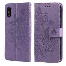 Load image into Gallery viewer, 7-petal Flowers Embossing Pattern Horizontal Flip PU Leather Case with Holder &amp; Card Slots &amp; Wallet &amp; Photo Frame, For Xiaomi Redmi 9C, For Xiaomi Redmi 9A, For Xiaomi Redmi K40/K40 Pro/Poco F3/ Mi 11i                                                   ...