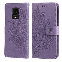 Load image into Gallery viewer, 7-petal Flowers Embossing Pattern Horizontal Flip PU Leather Case with Holder &amp; Card Slots &amp; Wallet &amp; Photo Frame, For Xiaomi Redmi 9C, For Xiaomi Redmi 9A, For Xiaomi Redmi K40/K40 Pro/Poco F3/ Mi 11i                                                   ...