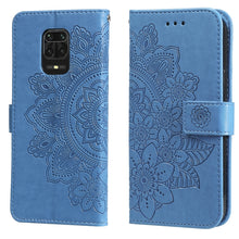 Load image into Gallery viewer, 7-petal Flowers Embossing Pattern Horizontal Flip PU Leather Case with Holder &amp; Card Slots &amp; Wallet &amp; Photo Frame, For Xiaomi Redmi 9C, For Xiaomi Redmi 9A, For Xiaomi Redmi K40/K40 Pro/Poco F3/ Mi 11i                                                   ...